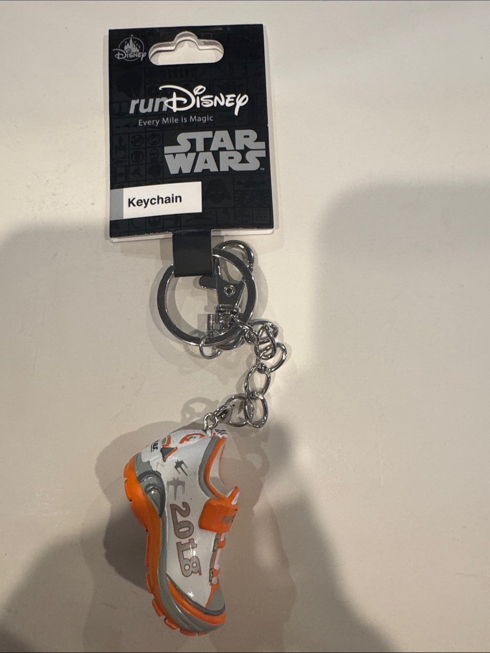 Run Disney Star Wars Keychain NWT